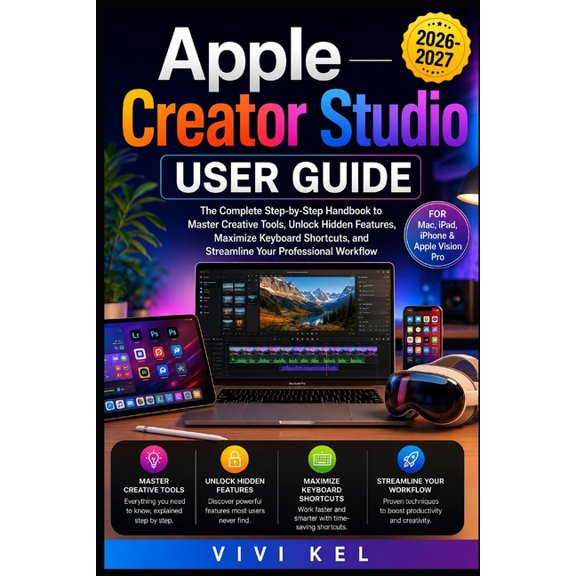 Apple Creator Studio User Guide: The Complete Step-By-Step Handbook to Master Creative Tools, Unlock Hidden Features, Ma, (Paperback)