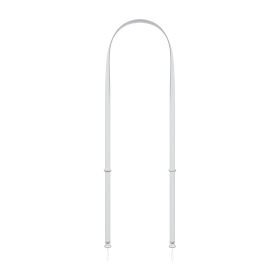Apple Crossbody Strap - Light Gray