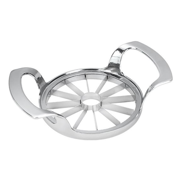 Apple Cutter Slicer,12-Blade Large Apple CorerHeavy Duty Stainless Steel Apple Cutter and DividerNon-slip frosted handleEasy to Use