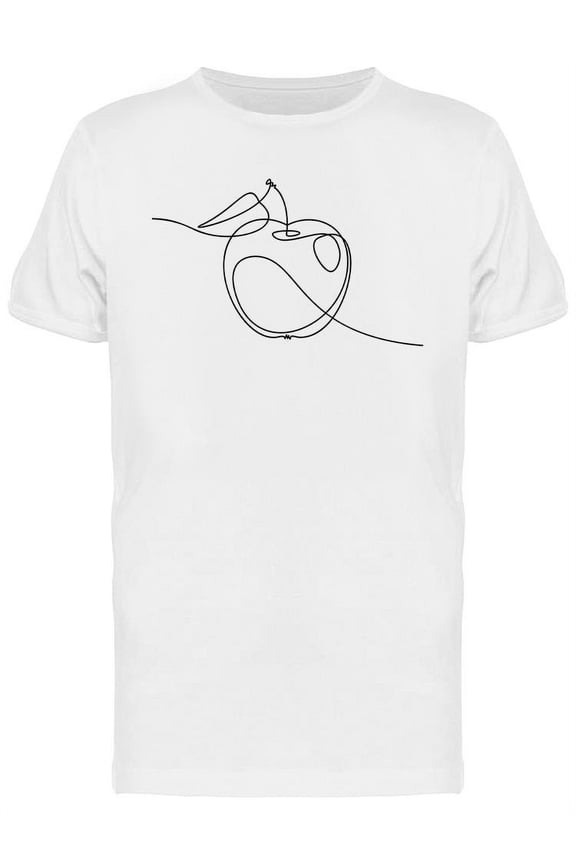 Apple Design T-Shirt Men -Image by Shutterstock, Male Large