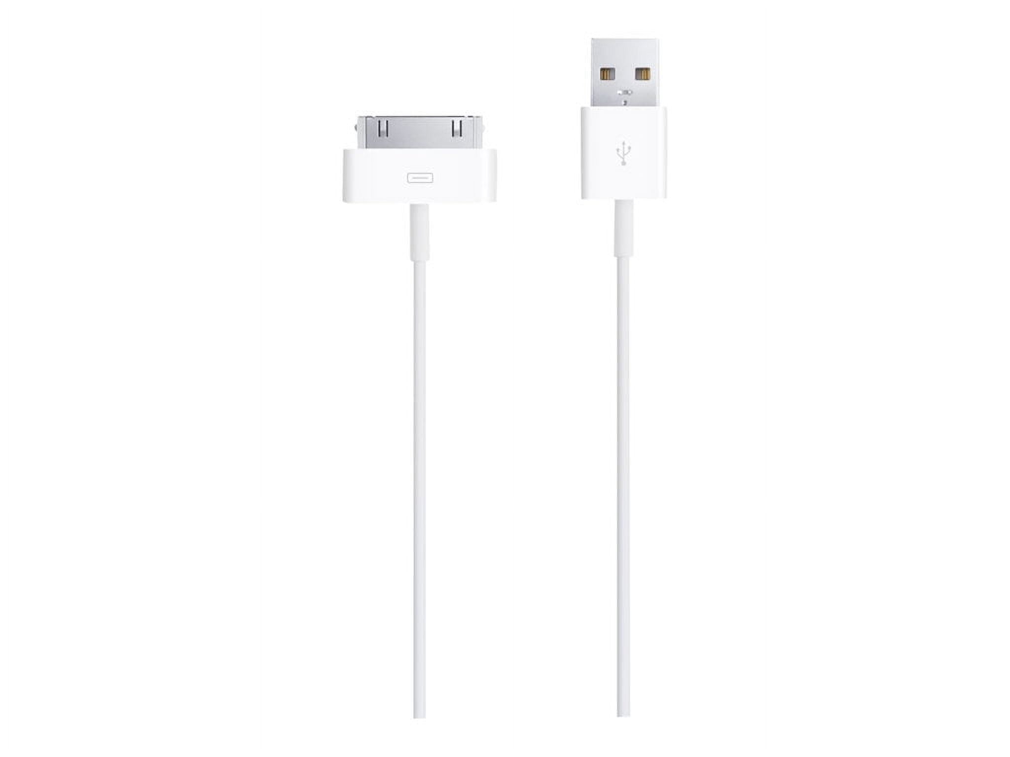 Apple Certified 30 Pin USB Charging Cable, 4.0ft USB Sync Charging Cord  iPhone Compatible for 4 4s 3G 3GS iPad 1 2 3 iPod Touch Nano White (1 PCS)