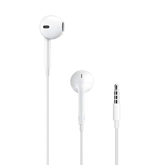 Apple EarPods In-Ear Earbuds with 3.5mm Headphone Plug, White