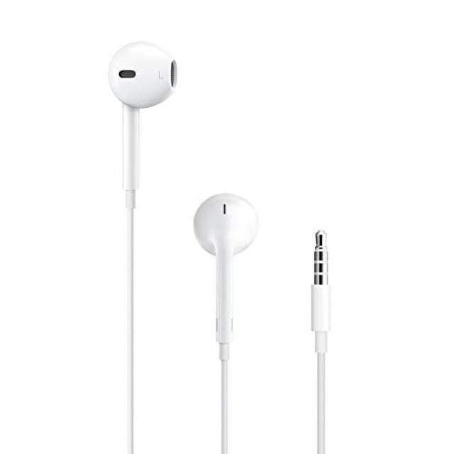 Apple EarPods In-Ear Earbuds with 3.5mm Headphone Plug, White
