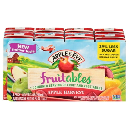 Apple & Eve Fruitables Apple Harvest Juice Drink, 6.75 Fl. Oz., 8 Count