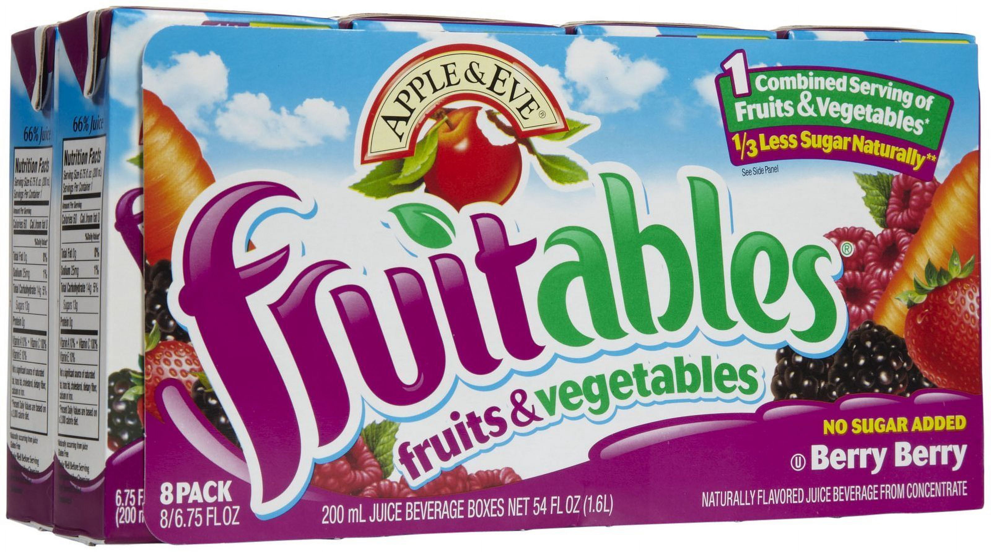Apple & Eve Fruitables Berry Berry 200 Ml 8 Pk