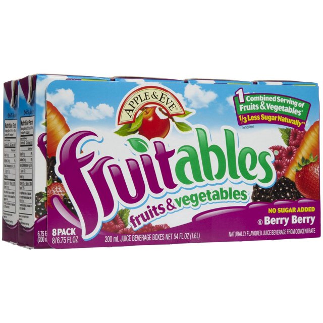 Apple & Eve Fruitables Berry Berry 200 Ml 8 Pk