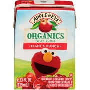 Apple & Eve Sesame Street Organics, Elmo's Punch, 4.23 Fluid-oz, 8 Count