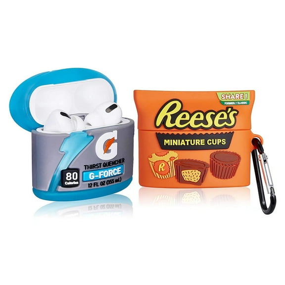 Apple Fashion Earbud Case, 2 Count