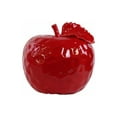 thumbnail image 1 of Apple Figurine with stem and leaf, Small - Red - Benzara, 1 of 2