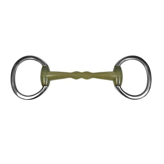 Apple Flexible Shaped Eggbutt Snaffle Bit - 5 in.