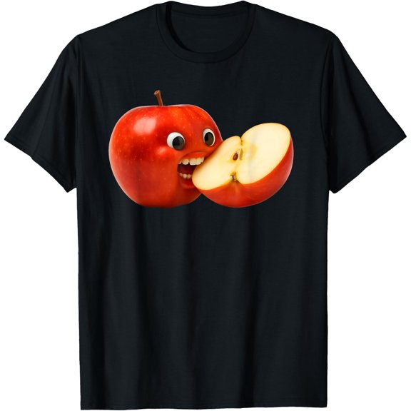 Apple Fruit Italian Graphic T Shirt Size S-5XL