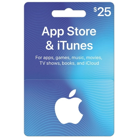 $25 Apple Gift Card - App Store, Apple Music, iTunes, iPhone, iPad, AirPods, accessories, and more