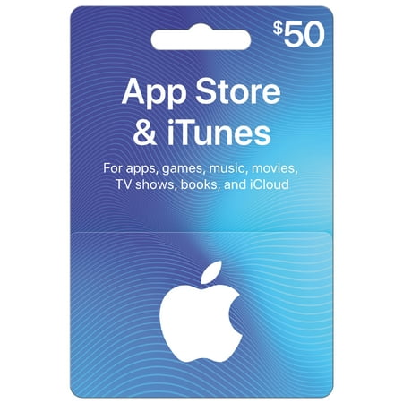 $50 Apple Gift Card - App Store, Apple Music, iTunes, iPhone, iPad, AirPods, accessories, and more