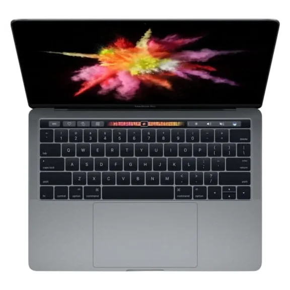 Apple A Grade Macbook Pro 13.3-inch (Retina, Space Gray, Touch Bar) 3.1Ghz Dual Core i5 (Mid 2017) MPXV2LL/A 256GB SSD 8GB Memory 2560x1600 Display Mac OS Sierra Power Adapter Included