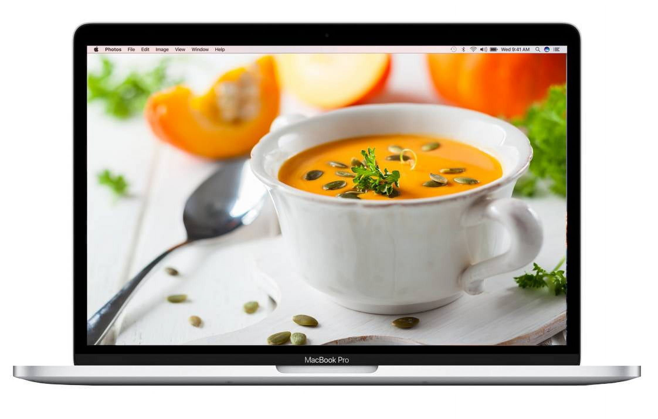 Restored Apple  Macbook Pro 15.4-inch (Retina DG, Silver, Touch Bar) 3.1Ghz Quad Core i7 (Mid 2017) MPTV2LL/A-BTO 256GB SSD 16GB Memory 2880x1800 Display Mac OS Sierra Power Adapter Included
