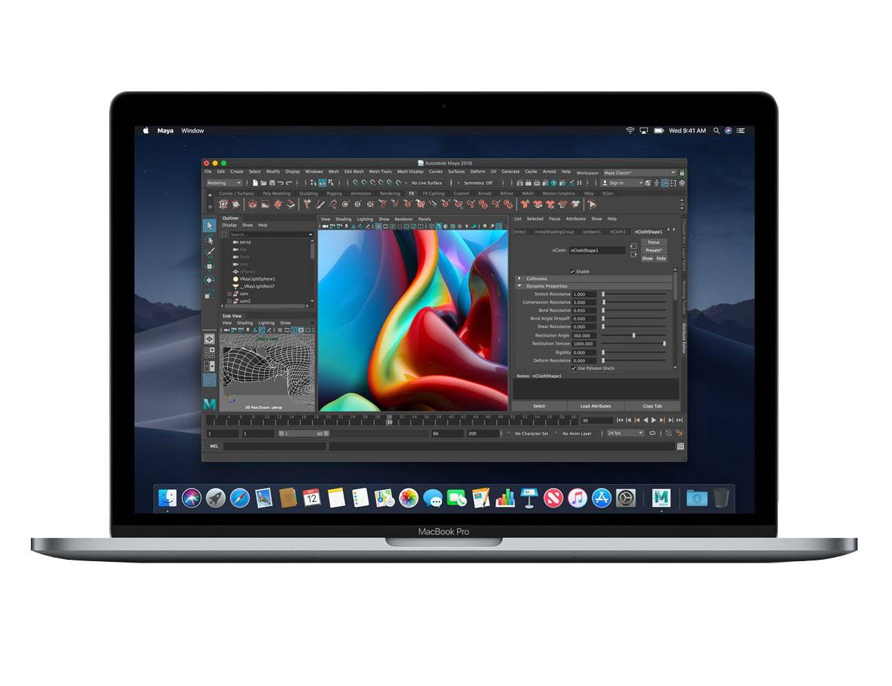 Apple A Grade Macbook Pro 15.4-inch (Retina, Silver, Touch Bar) 2.2Ghz 6-Core i7 (Mid 2018) MR962LL/A 512GB SSD 32GB Memory 2880x1800 Parallels Dual Boot MacOS/Win 10 Pro Power Adapter Included