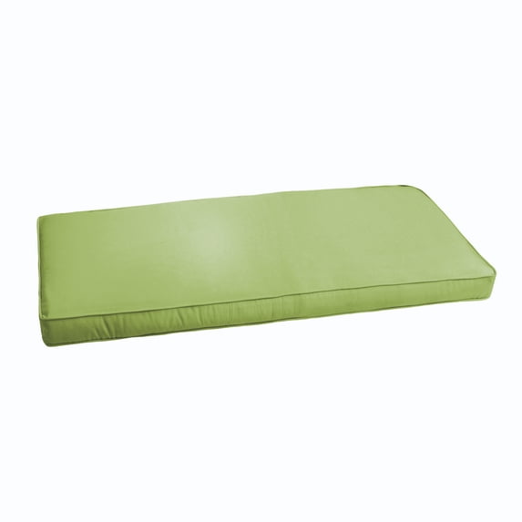 Apple Green Indoor/Outdoor Bench Cushion, Corded