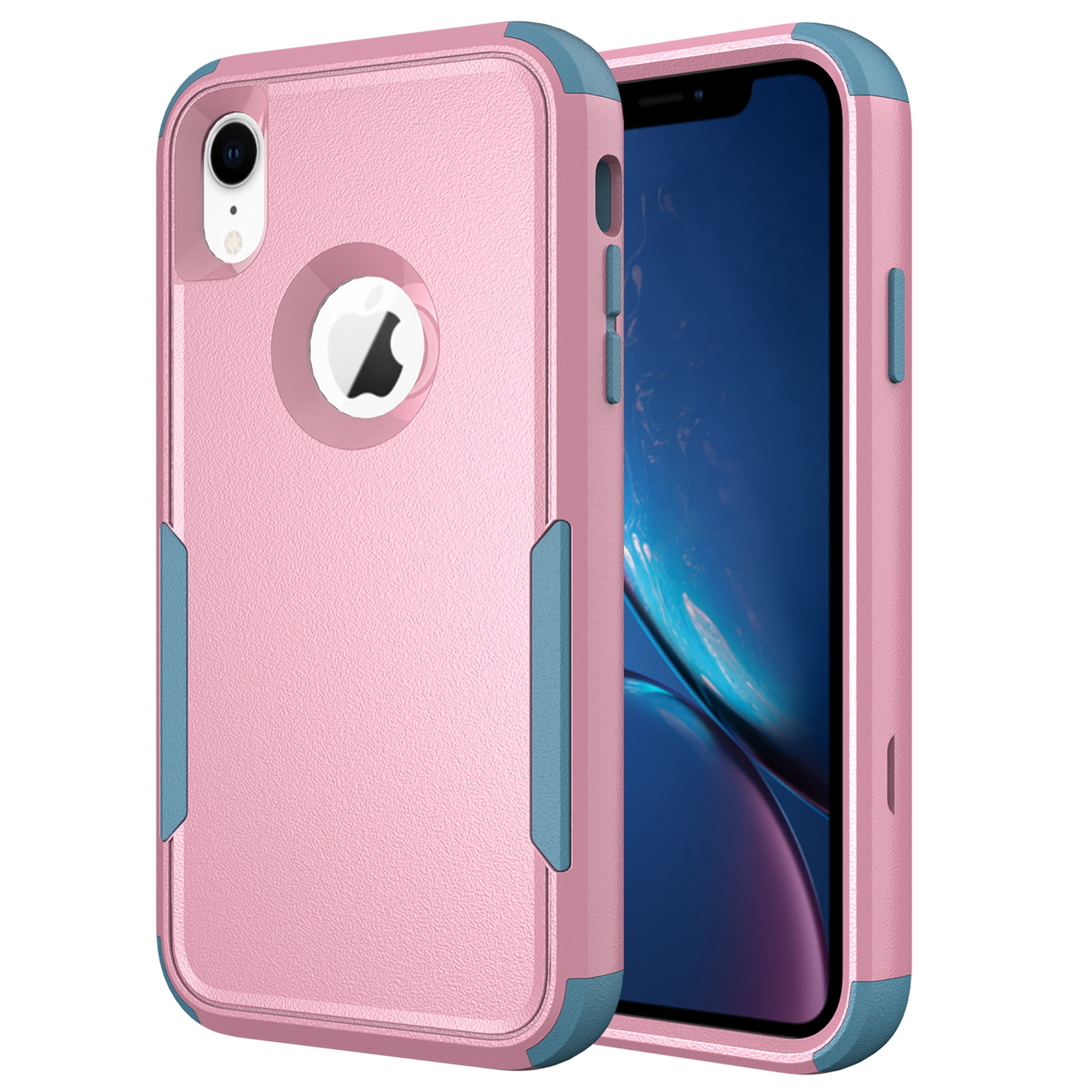 Apple IPhone XR Heavy Duty Defender Case, Dteck Hybrid Rugged