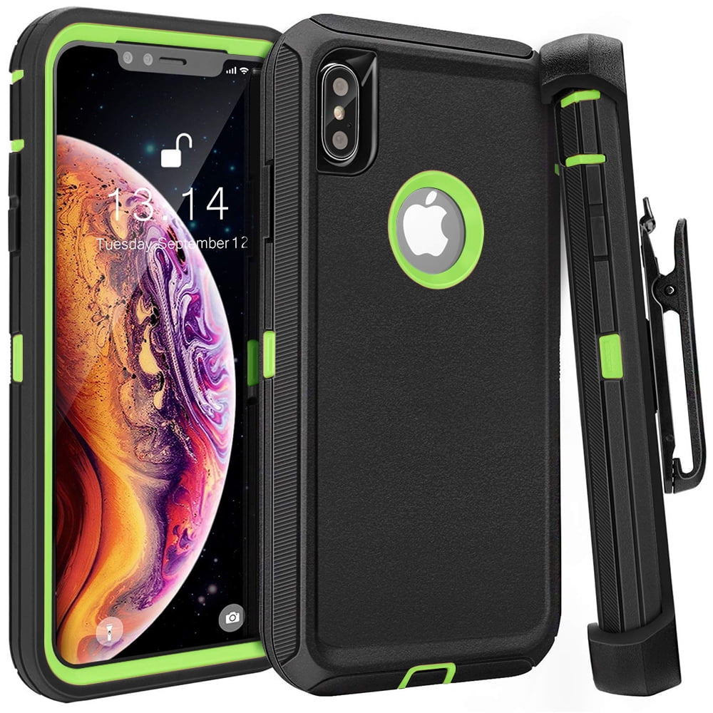 Apple iPhone XS Max Rugged Protective Full Body Armor Hybrid