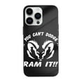 Apple Iphone 14pro Case 14promax Printed Glass Case If You Can`T Dodge It, Ram It