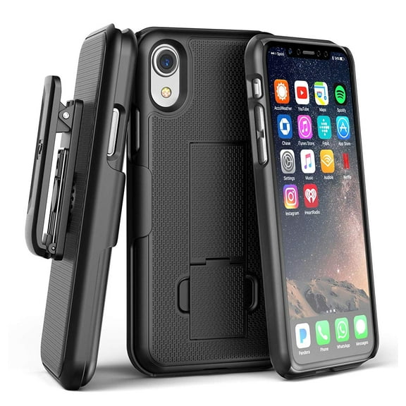 Apple Iphone Xr Belt Clip Case With Slim Fit Holster Clip (Duraclip)