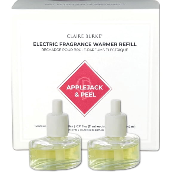 Apple Jack Scented PlugIn Refills, 2 Ct, Air Freshener for Home and Bathroom, 2.84 oz