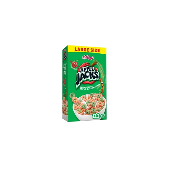 Kellogg's Apple Jacks Cold Breakfast Cereal (Pack of 18)