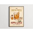 Apple Juice Modern Amber Orange And Golden Yellow Vintage Label ...