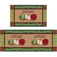 thumbnail image 1 of Apple Kitchen Rugs Kitchen Mats for Floor 2 Piece, Anti Fatigue Floor Mat for Kitchen, Kitchen Floor Mats for in Front of Sink and Kitchen Matt for Standing for Apple Kitchen Decor 17"X30"+17"X47", 1 of 6