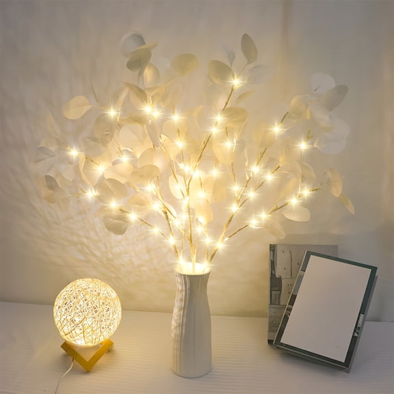 Apple Leaf Branch LED Artificial Tree Lights | Tabletop & Bedside Decor | Ideal for Weddings, Holidays & Home/Office Parties