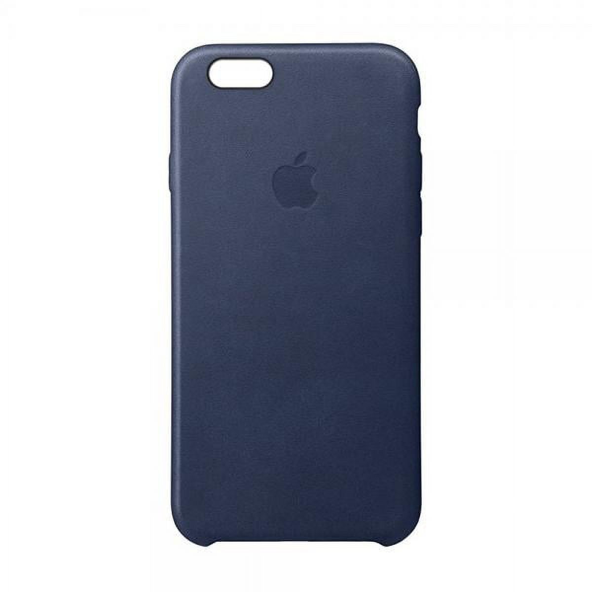 Apple Leather Case for iPhone 6s Plus and iPhone 6 Plus - Midnight Blue - image 1 of 9