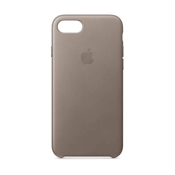 Apple Leather Case for iPhone SE (2020), iPhone 8 & iPhone 7 - Taupe