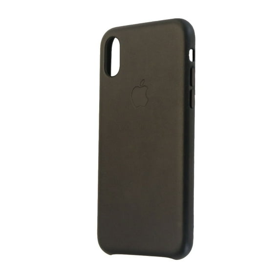 Apple Leather Case for iPhone X, Black