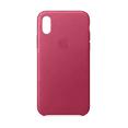 thumbnail image 1 of Apple Leather Case for iPhone X - Pink Fuchsia, 1 of 5