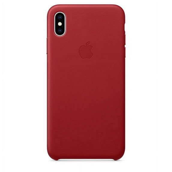 Apple Leather Case for iPhone XS Max - (PRODUCT)RED