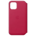thumbnail image 1 of Apple Leather Folio (for iPhone 11 Pro) - Raspberry, 1 of 5