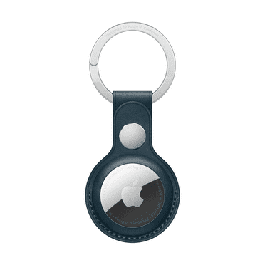 Apple Leather Key Ring Holder For AirTag Air Tag Keychain Midnight