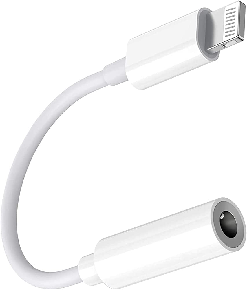 Apple Lightning to 3.5mm Headphone Jack Adapter iPhone Headphone
