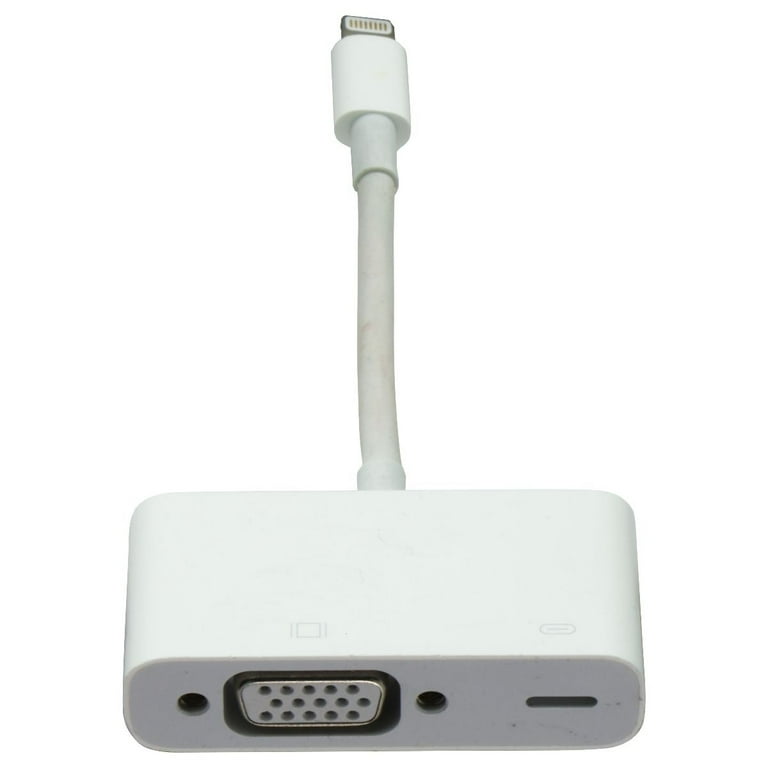 PCケーブル・コネクタ Apple Lightning to VGA Adapter 4XEM 8-Pin Lightning To VGA Adapter - MFi Certified