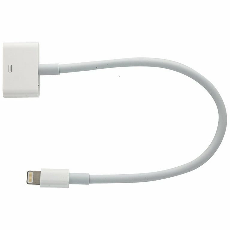 Apple Lightning To 30-Pin Adapter 8" MD824AM/A - Walmart.com