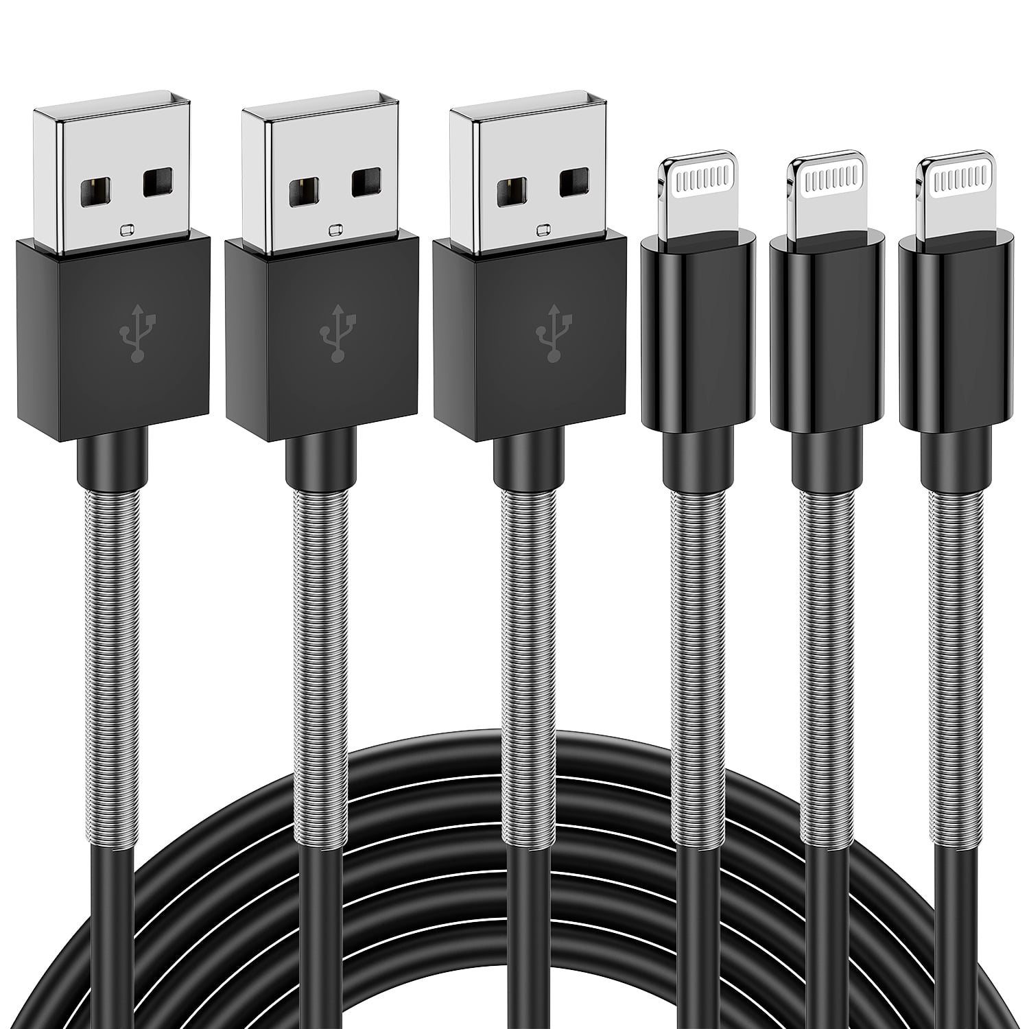 [Apple MFI Certified] iPhone Charger Cable,3Pack 6ft Lightning to USB