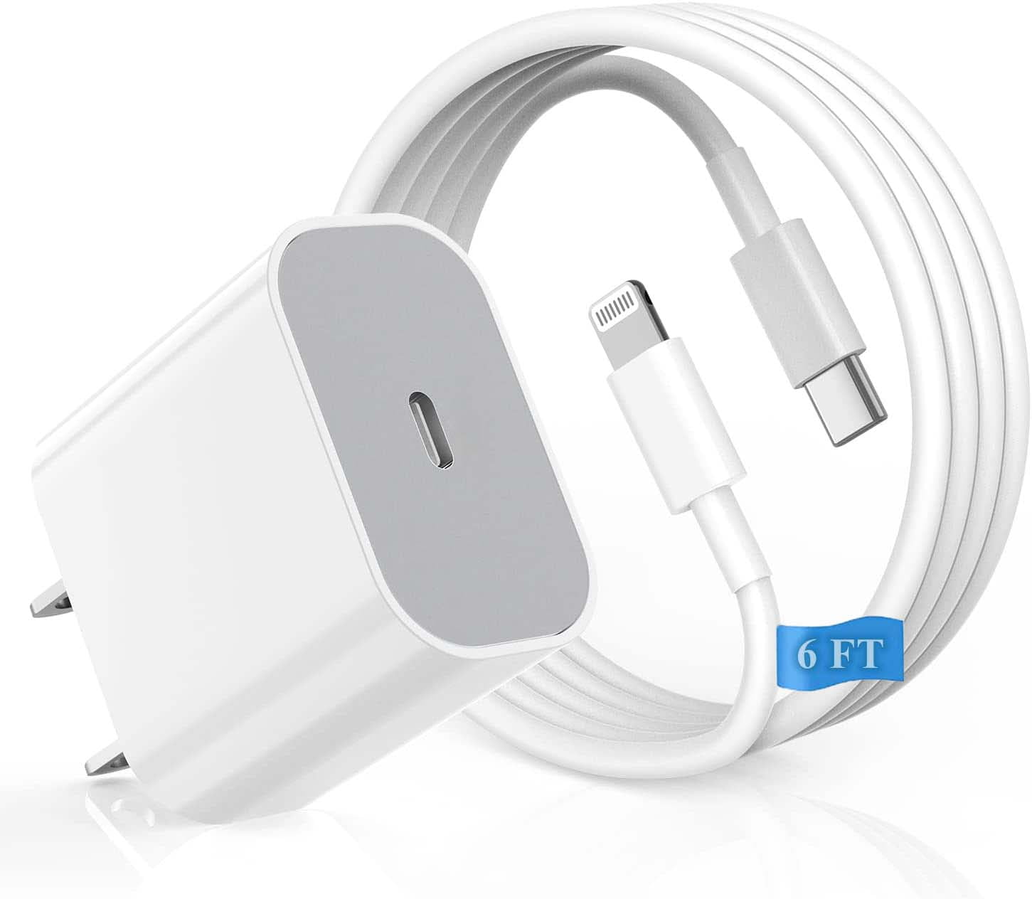 [Apple MFi Certified] Apple Fast Charger, iPhone Fast Charger Block USB