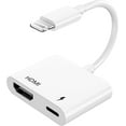[Apple MFi Certified] Apple Lightning to HDMI Adapter for iPhone to TV