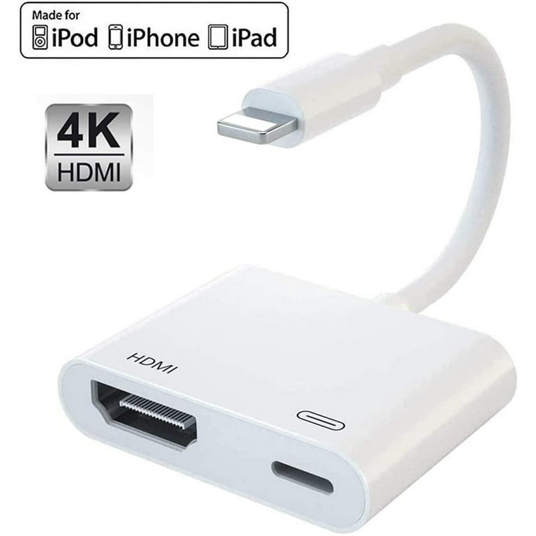Lightning to HDMI Digital TV AV Adapter 1080P HDMI Cable For Apple