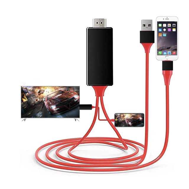 [Apple MFi Certified] Lightning to HDMI Adapter Cable, Compatible with