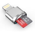 thumbnail image 1 of [Apple MFi Certified] Micro SD Card Reader for iPhone,Lightning to Micro SD/TF Card Reader Viewer Micro SD Card Adapter for iPhone 14/13/12/11/XS/XR/X/8/7/iPad,Support iOS 16 and exFAT & FAT32, 1 of 6
