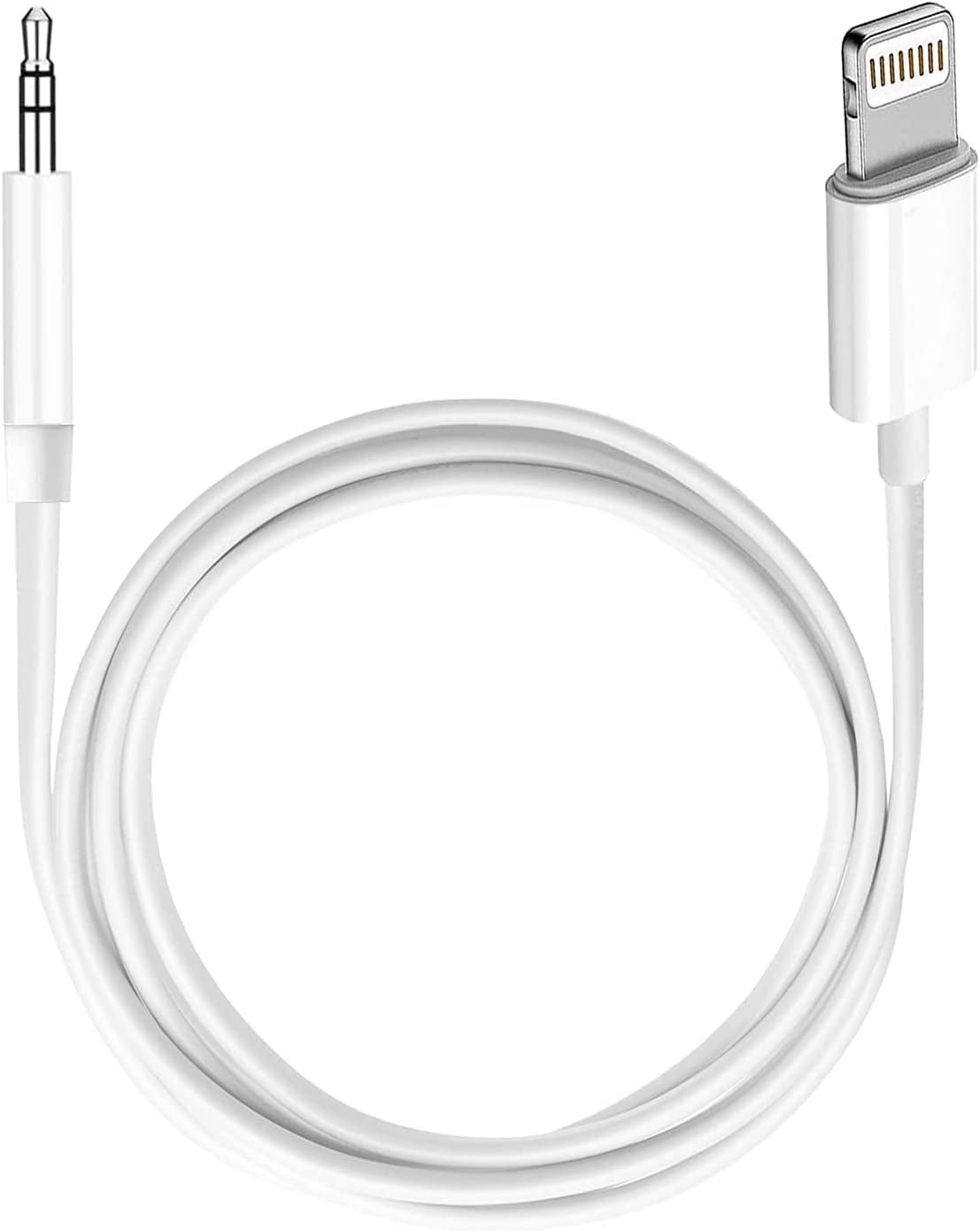 JSAUX Apple MFi Certified Lightning to 3.5mm Audio Cable 6FT, AUX Cord for  iPhone Headphones Jack Compatible with iPhone 14/14 Plus/14Pro/13/13 Pro