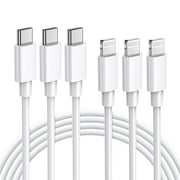 Apple MFi Certified iPhone Charger 10 ft 3 Pack, Lightning to USB Cable 10 Foot, Long Fast iPhone Charging Cables Cord for iPhone 14/13/12/11/x With fast data transmission.