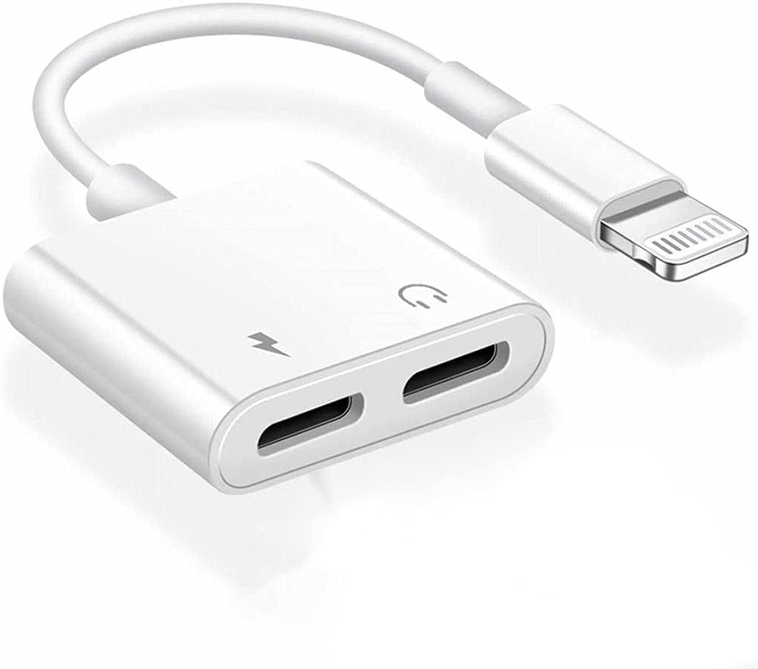 White Adapter For IPhone 5/6 – Lets You Use IPhone 4 Charger Cables, Charging Only