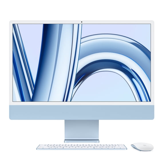 Restored Apple MQRR3LL/A iMac M3 24-inch Desktop Computer All-in-One 8 ...